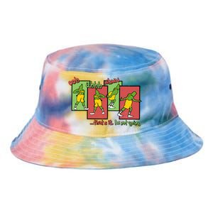 Funny ThatS It IM Not Going Christmas Santa Hat Xmas Quote Gift Tie Dye Newport Bucket Hat