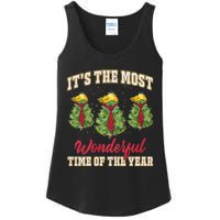 Funny Trump ItS The Most Wonderful Time Of The Year Xmas Ladies Essential Tank