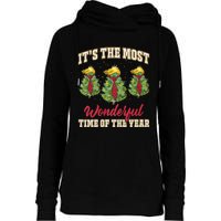 Funny Trump ItS The Most Wonderful Time Of The Year Xmas Womens Funnel Neck Pullover Hood