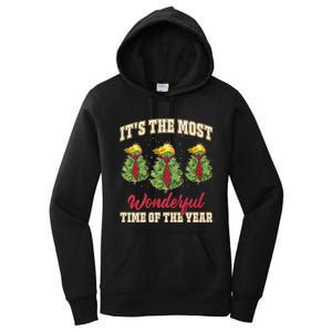 Funny Trump ItS The Most Wonderful Time Of The Year Xmas Women's Pullover Hoodie