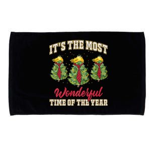 Funny Trump ItS The Most Wonderful Time Of The Year Xmas Microfiber Hand Towel