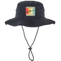 Funny Trombone Instrument I Destroy Silence For Trombone Bucket Hat