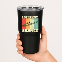 Funny Trombone Instrument I Destroy Silence For Trombone Tumbler