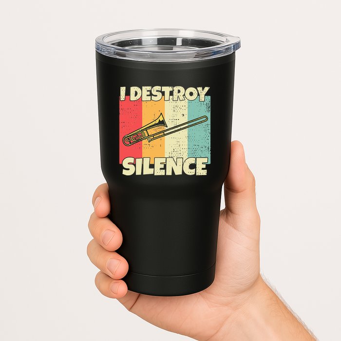 Funny Trombone Instrument I Destroy Silence For Trombone Tumbler