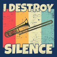Funny Trombone Instrument I Destroy Silence For Trombone Infant Baby Jersey Bodysuit