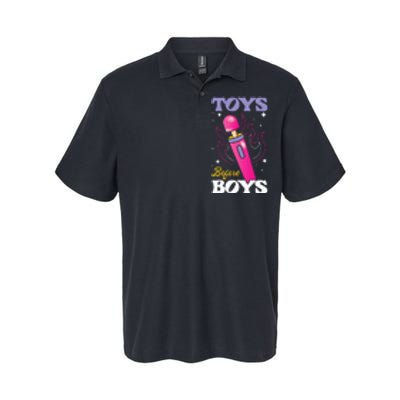 Funny Toy In Front Softstyle Adult Sport Polo