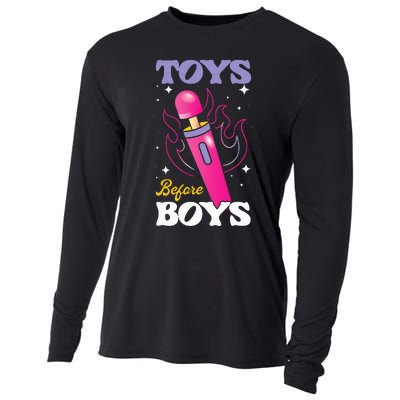 Funny Toy In Front Cooling Performance Long Sleeve Crew