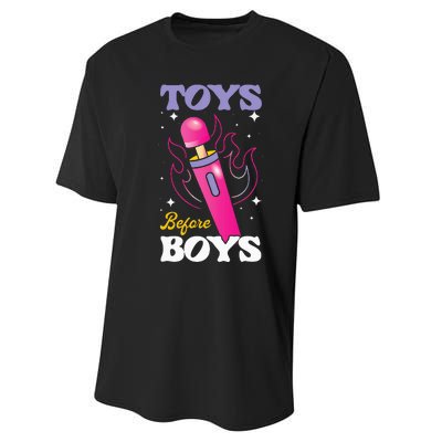 Funny Toy In Front Performance Sprint T-Shirt