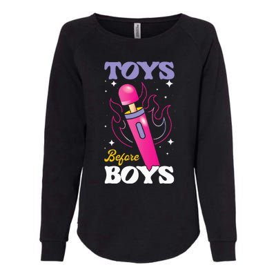 Funny Toy In Front Womens California Wash Sweatshirt