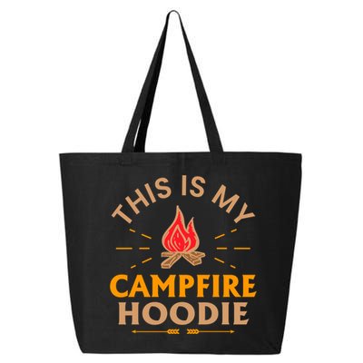 Funny This Is My Campfire Gift Camping Gift 25L Jumbo Tote