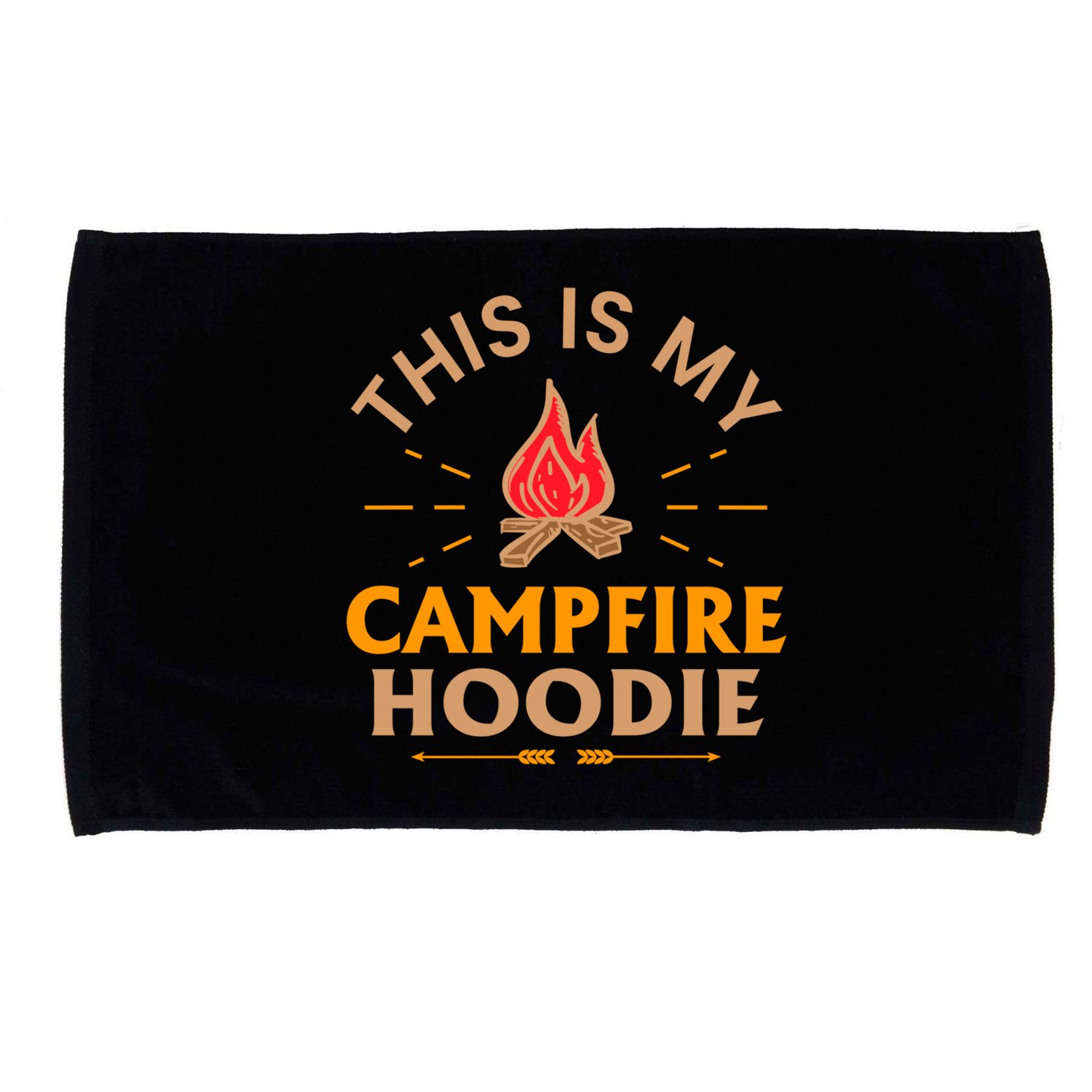 Funny This Is My Campfire Gift Camping Gift Microfiber Hand Towel