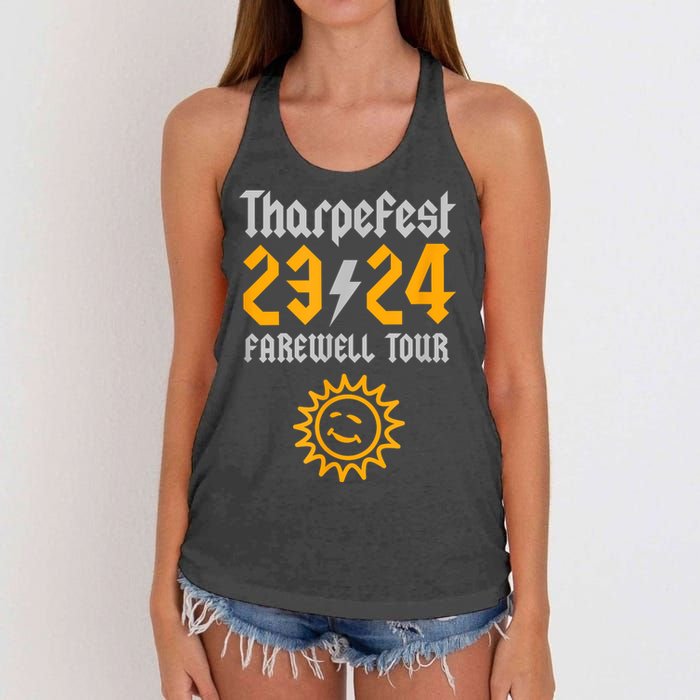 Farewell Time Inspirational School Women's Knotted Racerback Tank