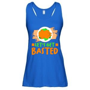 Funny Thanksgiving Ing Lets Get Basted Gift Ladies Essential Flowy Tank