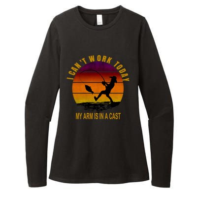 Fisher Today I Cant Work My Arm Is In A Cast Gift Womens CVC Long Sleeve Shirt