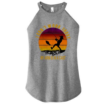 Fisher Today I Cant Work My Arm Is In A Cast Gift Women's Perfect Tri Rocker Tank