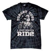 Forget Toys I Just Wanna Ride Dirt Bike Rider Boy Motocross Tie-Dye T-Shirt