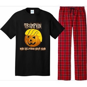 Funny Trumpkin I Make Halloween Great Again Gift Pajama Set