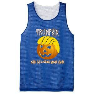 Funny Trumpkin I Make Halloween Great Again Gift Mesh Reversible Basketball Jersey Tank