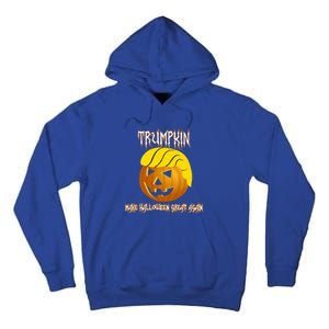 Funny Trumpkin I Make Halloween Great Again Gift Tall Hoodie