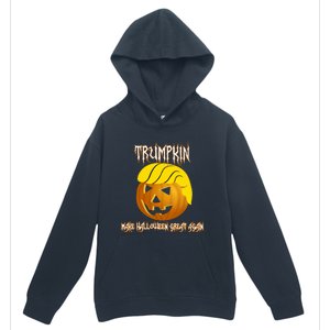 Funny Trumpkin I Make Halloween Great Again Gift Urban Pullover Hoodie