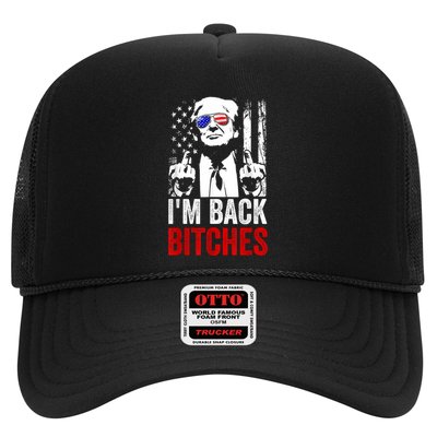 Funny Trump IM Back Bitches Take Ameircan Great Again Trucker Hat