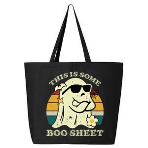 Funny This Is Some Boo Sheet Halloween Boo Ghost Costume 25L Jumbo Tote