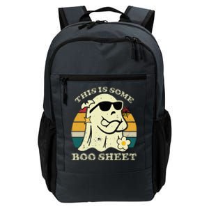 Funny This Is Some Boo Sheet Halloween Boo Ghost Costume Daily Commute Backpack