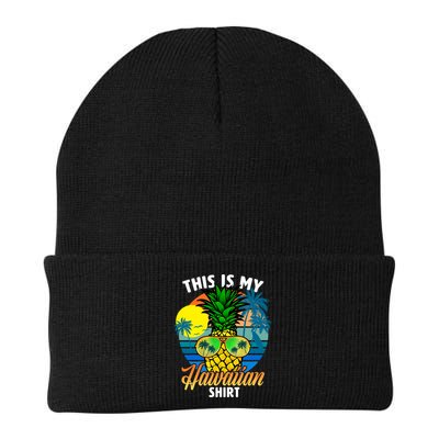 Funny This Is My Hawaiian Cool Gift Pineapple Sunglasses Hawaii Cute Gift Beanie