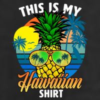 Funny This Is My Hawaiian Cool Gift Pineapple Sunglasses Hawaii Cute Gift Beanie