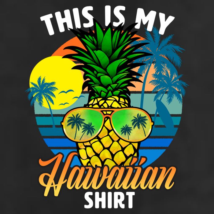 Funny This Is My Hawaiian Cool Gift Pineapple Sunglasses Hawaii Cute Gift Beanie