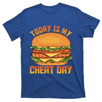 Funny Today Is My Cheat Day Burger Cheeseburger Hamburger Funny Gift T-Shirt