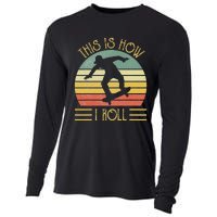 Funny This Is How I Roll Skateboard Skateboarding  Cooling Performance Long Sleeve Crew