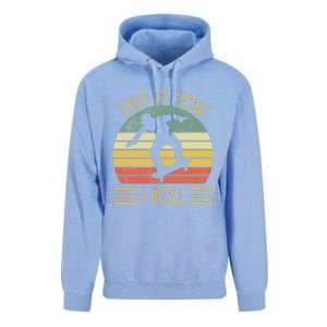 Funny This Is How I Roll Skateboard Skateboarding  Unisex Surf Hoodie