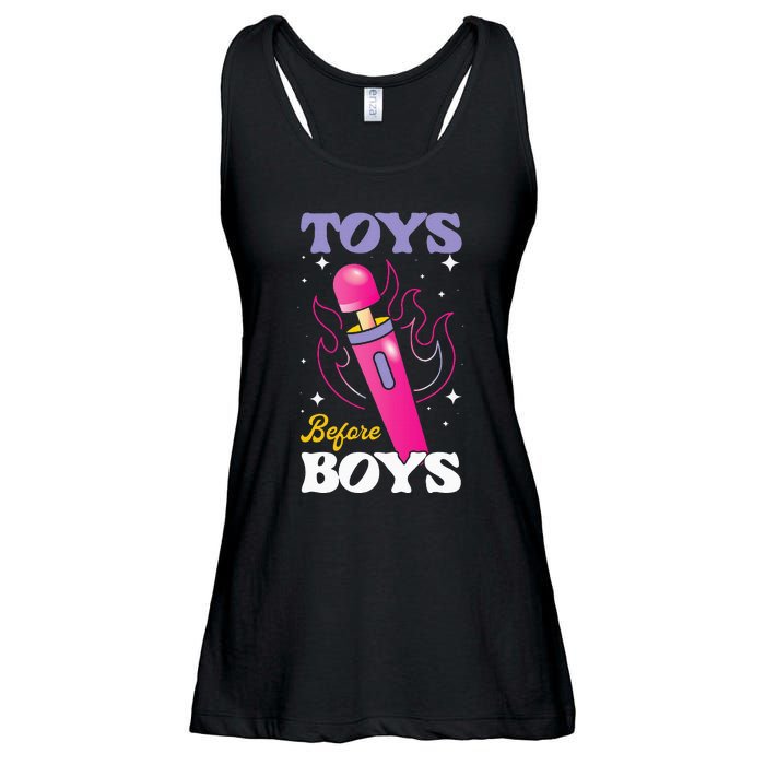 Funny Toy In Front Of Humour For Adults Ladies Essential Flowy Tank