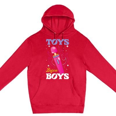 Funny Toy In Front Of Humour For Adults Premium Pullover Hoodie