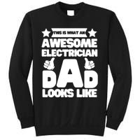 Funny This Is What An Awesome Electrician Dad Looks Like Sweatshirt