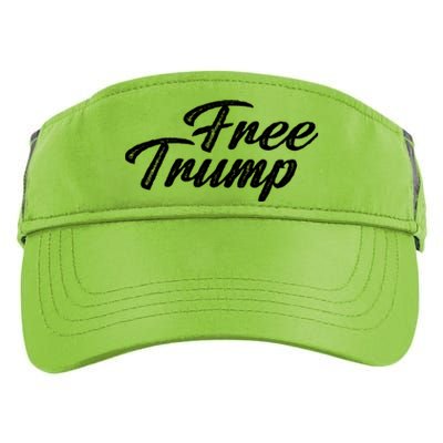 Free Trump Indictment Support Donald Trump Adult Drive Performance Visor