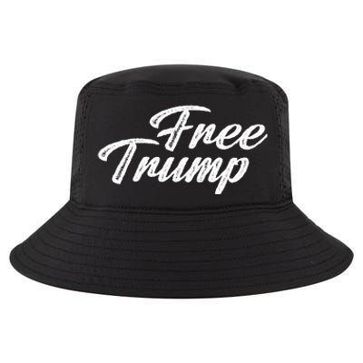 Free Trump Indictment Support Donald Trump Cool Comfort Performance Bucket Hat