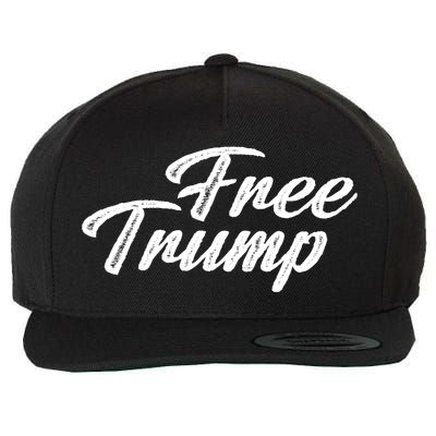 Free Trump Indictment Support Donald Trump Wool Snapback Cap