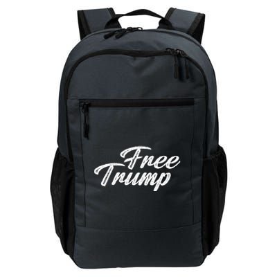 Free Trump Indictment Support Donald Trump Daily Commute Backpack