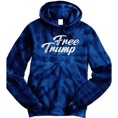 Free Trump Indictment Support Donald Trump Tie Dye Hoodie