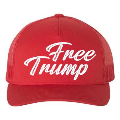 Free Trump Indictment Support Donald Trump Yupoong Adult 5-Panel Trucker Hat