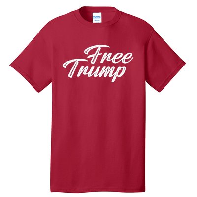 Free Trump Indictment Support Donald Trump Tall T-Shirt