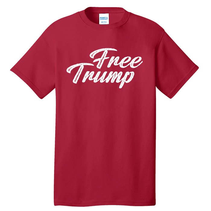 Free Trump Indictment Support Donald Trump Tall T-Shirt