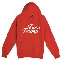 Free Trump Indictment Support Donald Trump Premium Pullover Hoodie