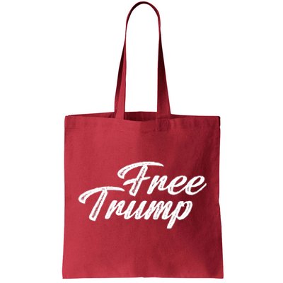 Free Trump Indictment Support Donald Trump Tote Bag