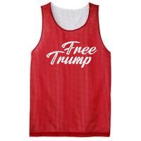 Free Trump Indictment Support Donald Trump Mesh Reversible Basketball Jersey Tank