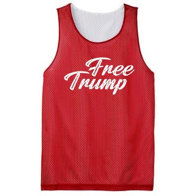 Free Trump Indictment Support Donald Trump Mesh Reversible Basketball Jersey Tank