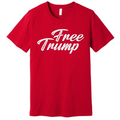 Free Trump Indictment Support Donald Trump Premium T-Shirt