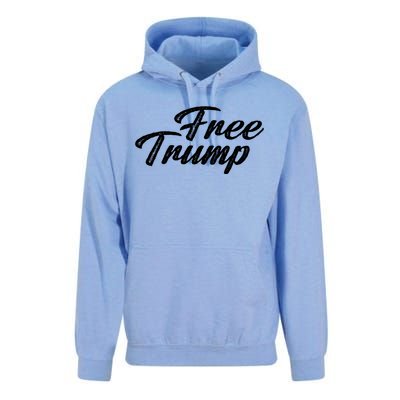 Free Trump Indictment Support Donald Trump Unisex Surf Hoodie